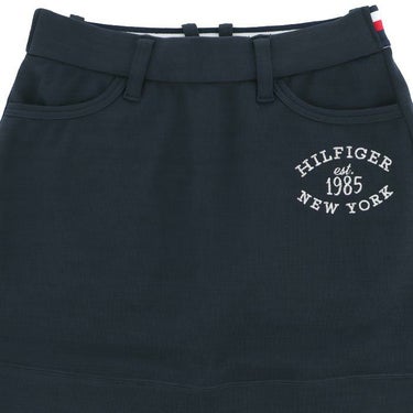 トミー ヒルフィガー ゴルフ　レディース アーチロゴ刺繍 UVカット スウェット スカート THLA454　2024年モデル 詳細3