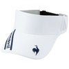 ルコック Le coq sportif　メンズ ゴルファーズ サンバイザー LG4FCP51M WH00 ホワイト　2024年モデル ホワイト（WH00）