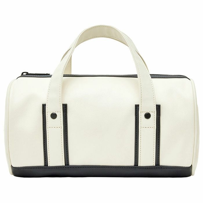 トラヴィスマシュー Travis Mathew　メンズ バイカラー ドラムバッグ型 ミニボストンバッグ 7AK902 1WHT ホワイト　2024年モデル 詳細1