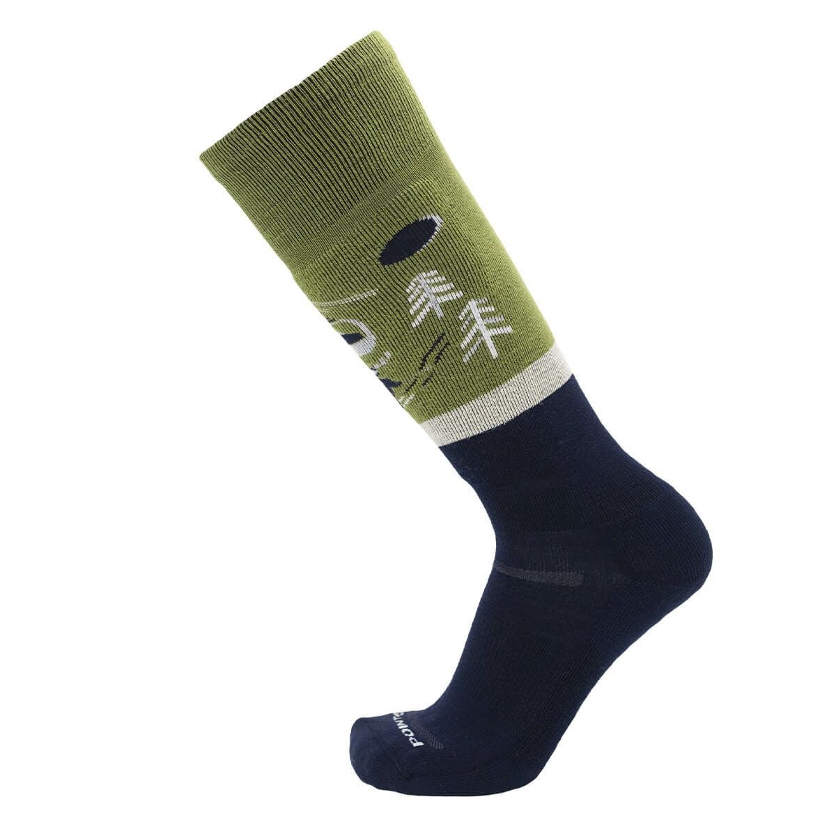 ポイント シックス POINT 6　Moose Tracks Light OTC ムーストラックス ライト Sage　スキー スノーボードソックス 2024-2025 詳細1