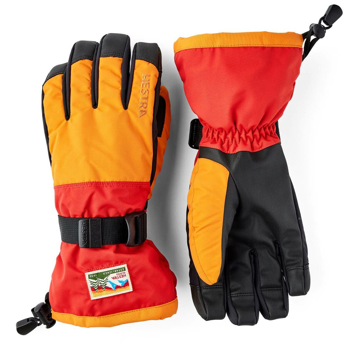 ヘストラ HESTRA Gauntlet Sr ガントレット シニア Orange/Lt Red