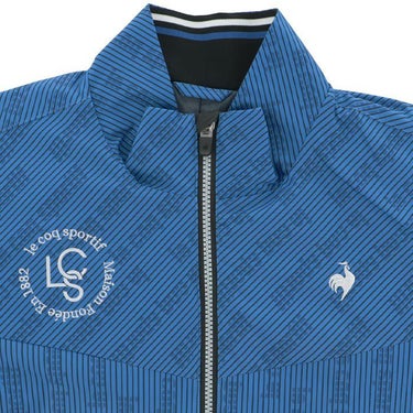 ルコック Le coq sportif　メンズ 撥水 防風 ロゴデザイン 総柄プリント ストレッチ 長袖 フルジップ ブルゾン LG4FWB05M　2024年モデル 詳細6