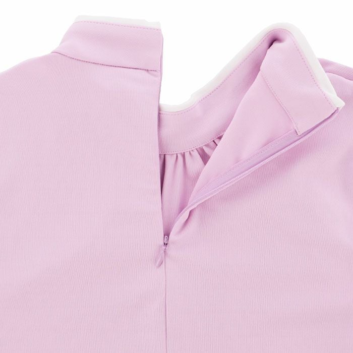 ジュン アンド ロペ JUN ＆ ROPE　レディース ロゴデザイン 配色切替 ストレッチ 長袖 モックネックシャツ ERM54050　2024年モデル 詳細8