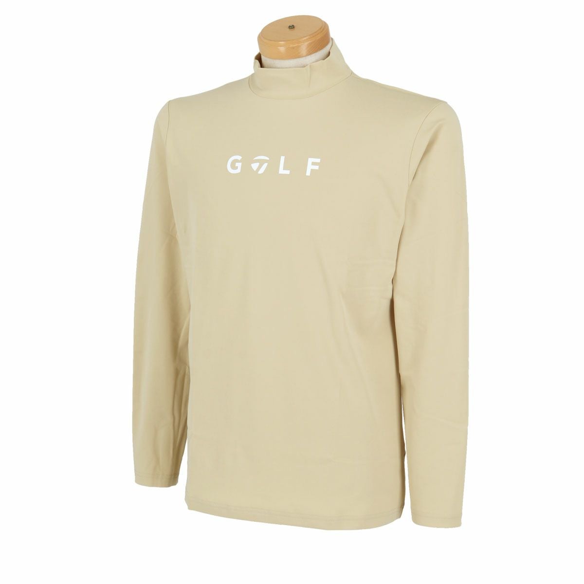 テーラーメイド TaylorMade　メンズ ロゴプリント ストレッチ 長袖 モックネックシャツ UN359　2024年モデル 詳細2