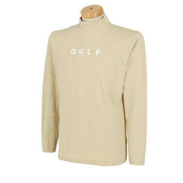 テーラーメイド TaylorMade　メンズ ロゴプリント ストレッチ 長袖 モックネックシャツ UN359　2024年モデル 詳細2