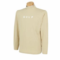 テーラーメイド TaylorMade　メンズ ロゴプリント ストレッチ 長袖 モックネックシャツ UN359　2024年モデル
