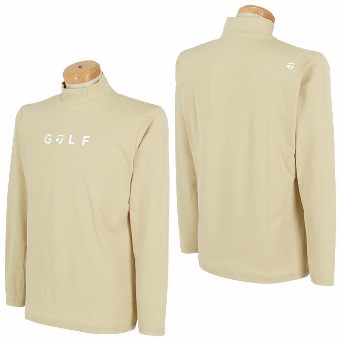 テーラーメイド TaylorMade　メンズ ロゴプリント ストレッチ 長袖 モックネックシャツ UN359　2024年モデル 詳細5