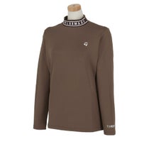 テーラーメイド TaylorMade　レディース ロゴデザイン ストレッチ 長袖 モックネックシャツ UN435　2024年モデル