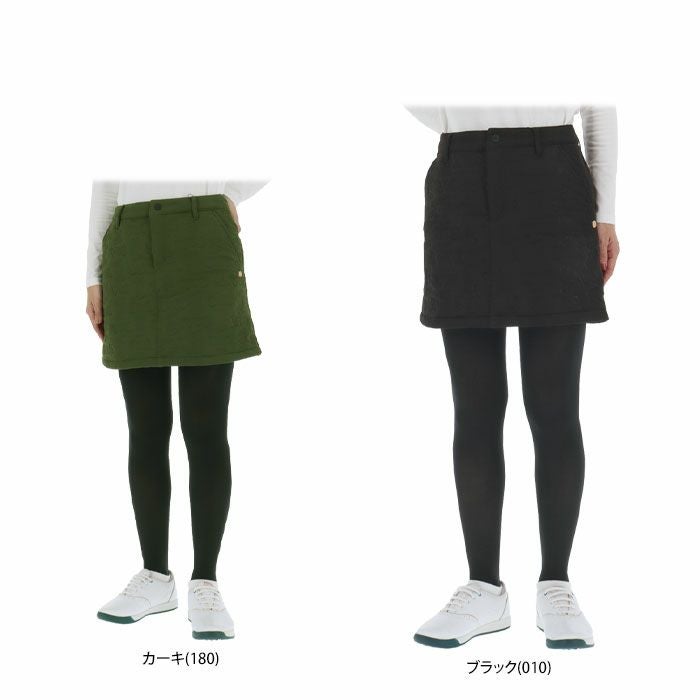 セントアンドリュース St ANDREWS　レディース 撥水 防風 ロゴデザイン ピンソニック 中綿 ストレッチ スカート 043-4234154　2024年モデル 詳細1