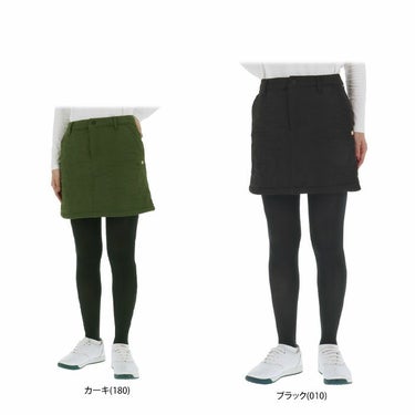 セントアンドリュース St ANDREWS　レディース 撥水 防風 ロゴデザイン ピンソニック 中綿 ストレッチ スカート 043-4234154　2024年モデル 詳細1