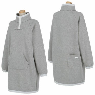 ナノ・ユニバース　レディース ロゴ刺繍 裏起毛 スウェット 長袖 ワンピース 045-4224602　2024年モデル 詳細3