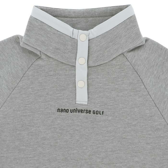 ナノ・ユニバース　レディース ロゴ刺繍 裏起毛 スウェット 長袖 ワンピース 045-4224602　2024年モデル 詳細4