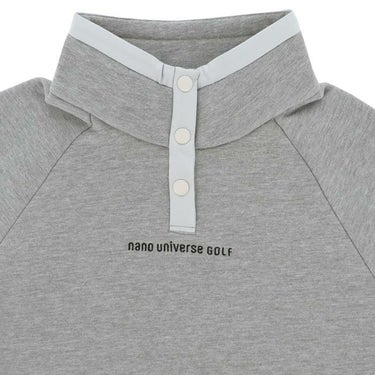 ナノ・ユニバース　レディース ロゴ刺繍 裏起毛 スウェット 長袖 ワンピース 045-4224602　2024年モデル 詳細4