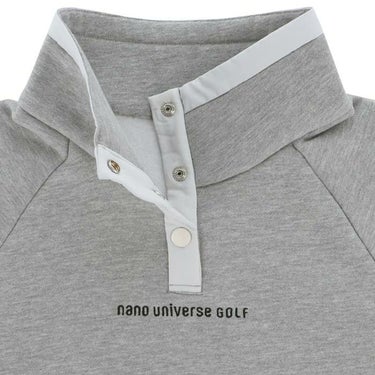 ナノ・ユニバース　レディース ロゴ刺繍 裏起毛 スウェット 長袖 ワンピース 045-4224602　2024年モデル 詳細5