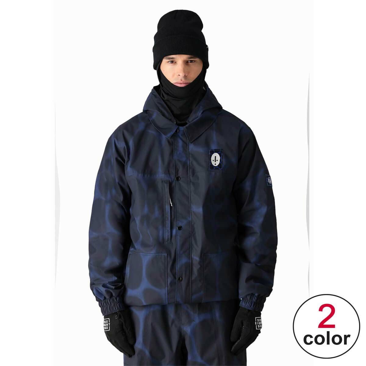 �V�b�N�X�G�C�g�V�b�N�X 686�@�X�L�[ �X�m�[�{�[�h�E�F�A �h�[�W���[ �V�F�� �W���P�b�g DOJO SHELL JACKET M4WN140 2024-2025