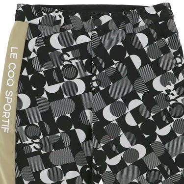 ルコック Le coq sportif　レディース 防風 ストレッチ 撥水 総柄 裏フリース ボンディング ロングパンツ LG4FLP01L　2024年モデル [裾上げ対応1●] 詳細3