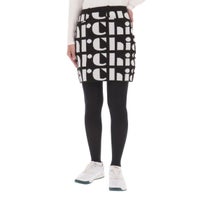 アルチビオ archivio　レディース ロゴジャガード 総柄 保温裏地付き ニット スカート A416114　2024年モデル