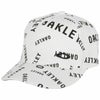 オークリー OAKLEY　メンズ LOGO CAP FA 24.0 ロゴプリント キャップ FOS901892 100 ホワイト　2024年モデル ホワイト（100）
