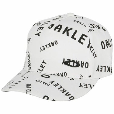 オークリー OAKLEY　メンズ LOGO CAP FA 24.0 ロゴプリント キャップ FOS901892 100 ホワイト　2024年モデル ホワイト（100）