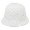 キャロウェイ Callaway　レディース モヘア風ニット バケットハット C24291214 1030 ホワイト　2024年モデル ホワイト（1030）