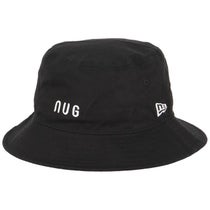 ナノ・ユニバース　NEW ERA コラボ ロゴ刺繍 バケットハット 030-4287101 ブラック　2024年モデル