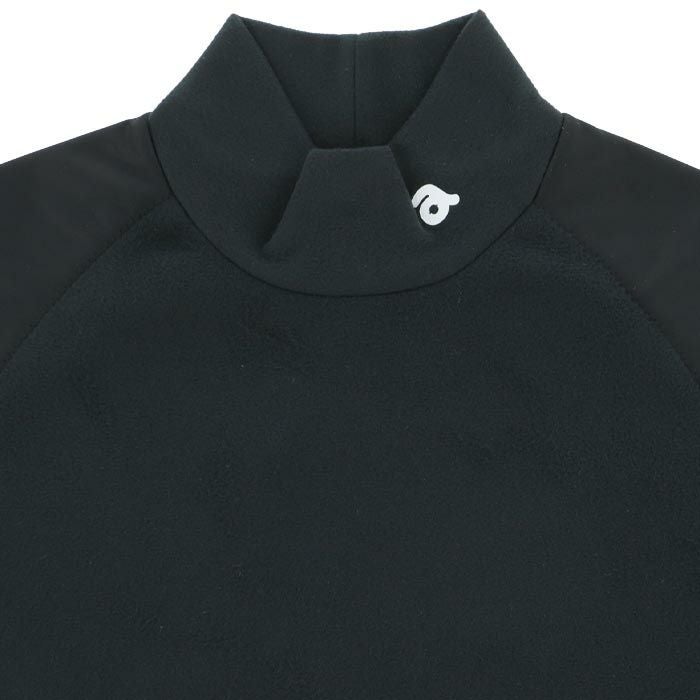 アルチビオ archivio　レディース 軽量 生地切替 ロゴプリント起毛生地 長袖 ハイネック プルオーバー A419103　2024年モデル 詳細3