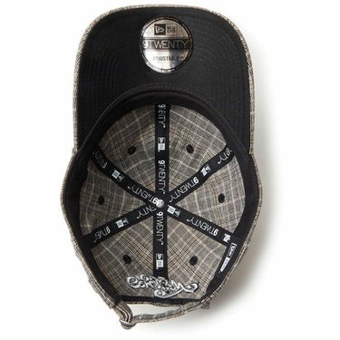 ニューエラ NEW ERA　キャップ 9TWENTY Glitter Glen Check 14307640 グレー　2024年モデル 詳細2