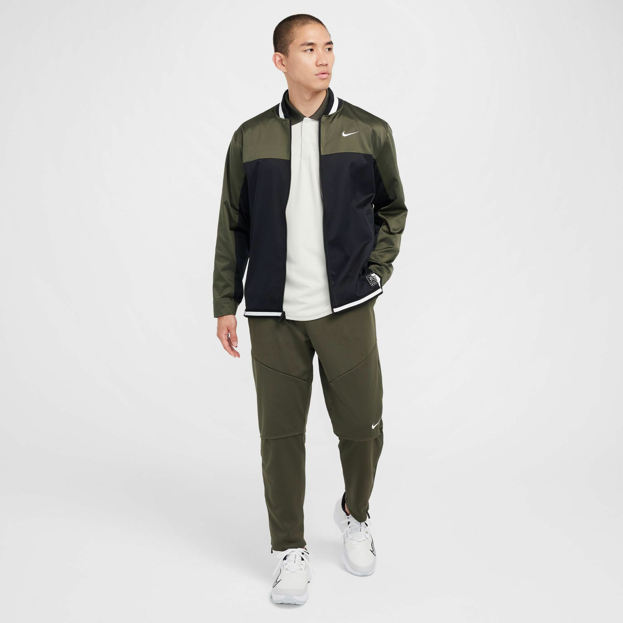 ナイキ NIKE メンズ カラーブロック 長袖 フルジップ ジャケット