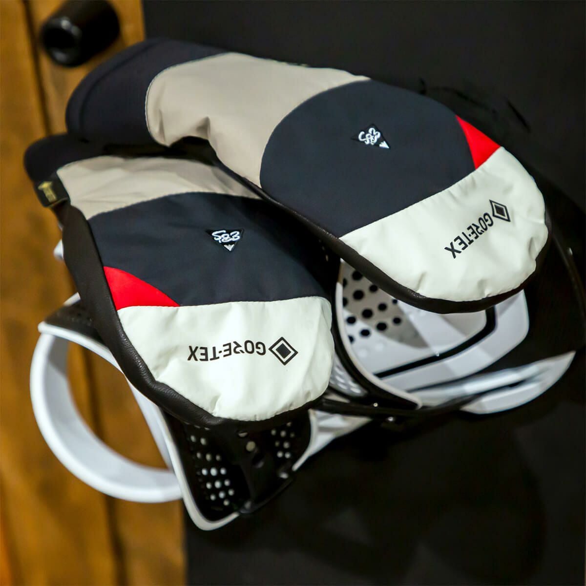 エビス eb's　LIGHT MITT ライトミット BK/IVORY　スキーグローブ 2024-2025 詳細3