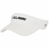 キャロウェイ Callaway　レディース ロゴ刺繍 パイル生地 サンバイザー C24191212 1030 ホワイト　2024年モデル ホワイト（1030）