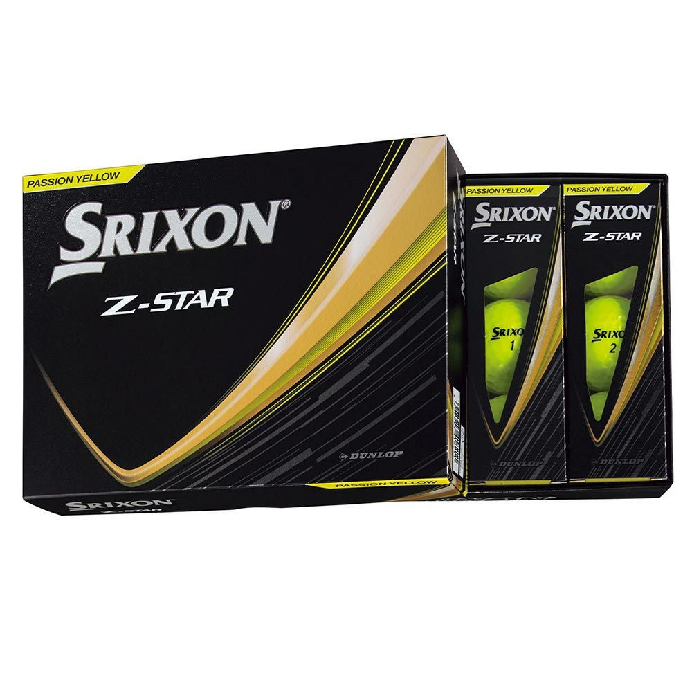 スリクソンZ-STAR イエロー　ゴルフボール2ダース未使用新品 SRIXON スリクソン Z-STAR.DIVIDE/2ダース Z-STAR DIVIDE ゼットスター
