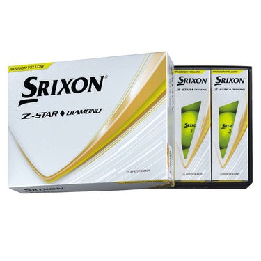 スリクソン Z-STAR ◆ 2025年モデル ゴルフボール プレミアムパッションイエロー　1ダース（12球入り） プレミアムパッションイエロー
