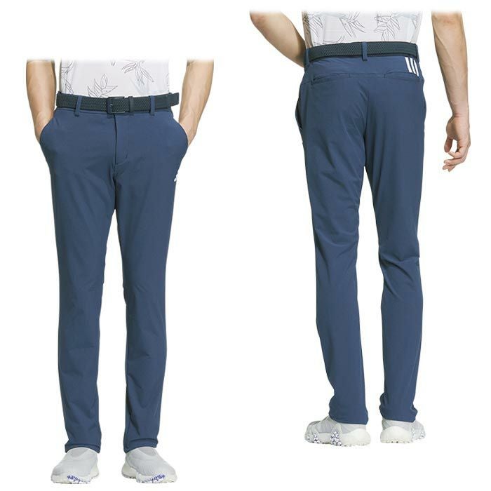 アディダス adidas　メンズ 撥水 4WAYストレッチ ロゴプリント ロングパンツ IKJ51　2024年モデル 詳細2