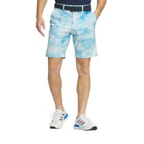 アディダス adidas　メンズ タイダイプリント ストレッチ ロゴ刺繍 ショートパンツ IKK66　2024年モデル