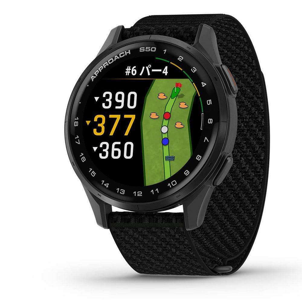 Garmin ガーミン Approach S50 010-03010 20 ブラック 距離計 AMOLED