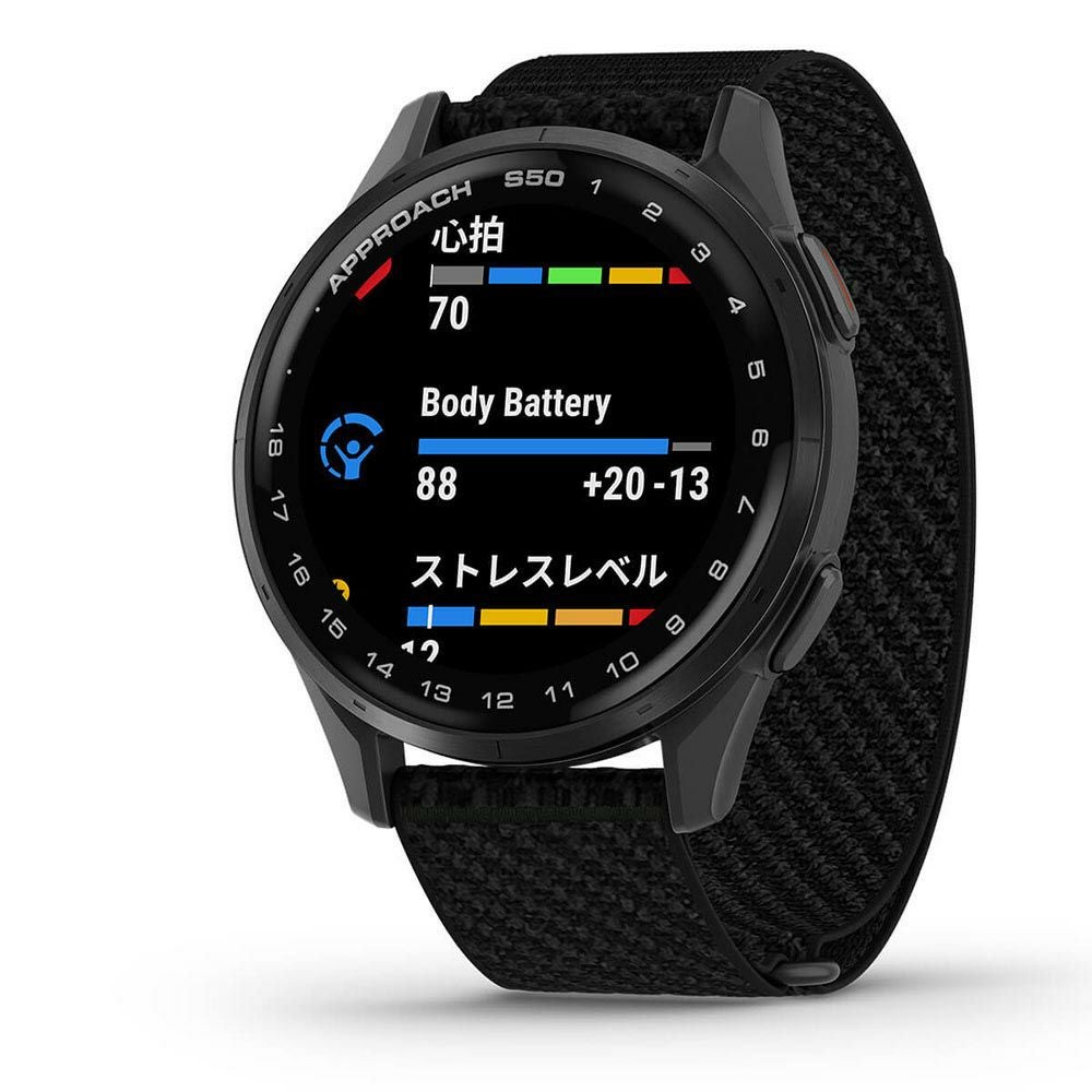 Garmin ガーミン Approach S50 010-03010 20 ブラック 距離計 AMOLED