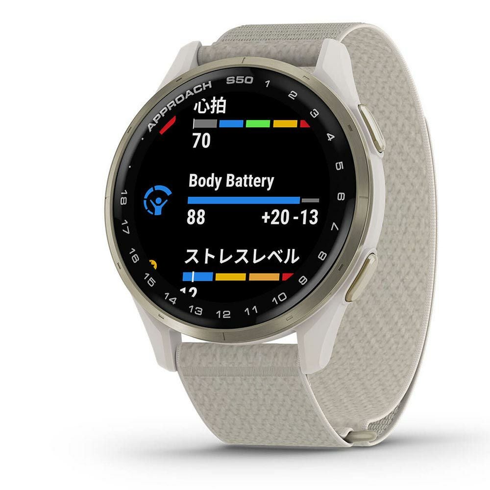 Garmin ガーミン Approach S50 010-03010 21 アイボリー 距離計 AMOLED