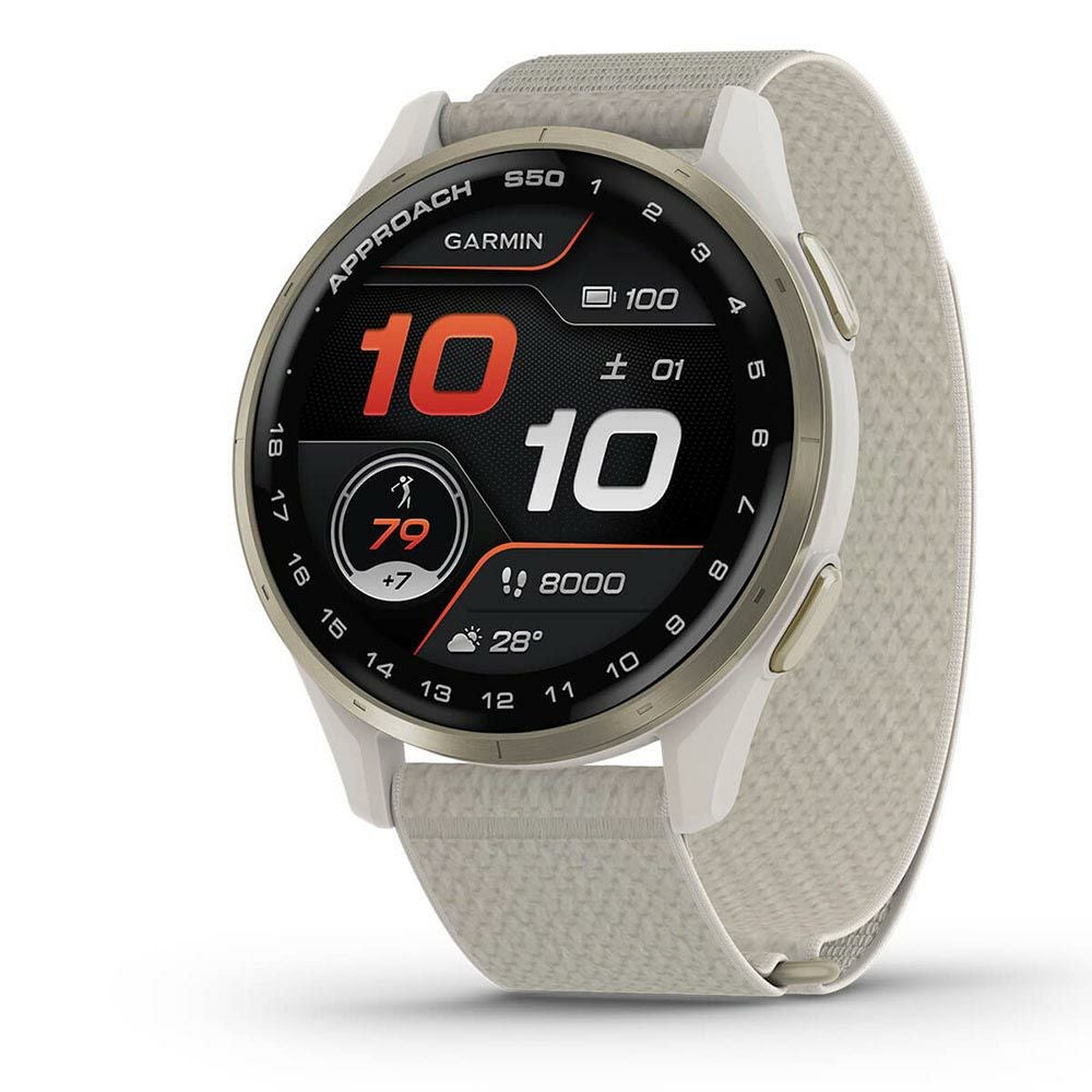 Garmin ガーミン Approach S50 010-03010 21 アイボリー 距離計 AMOLED
