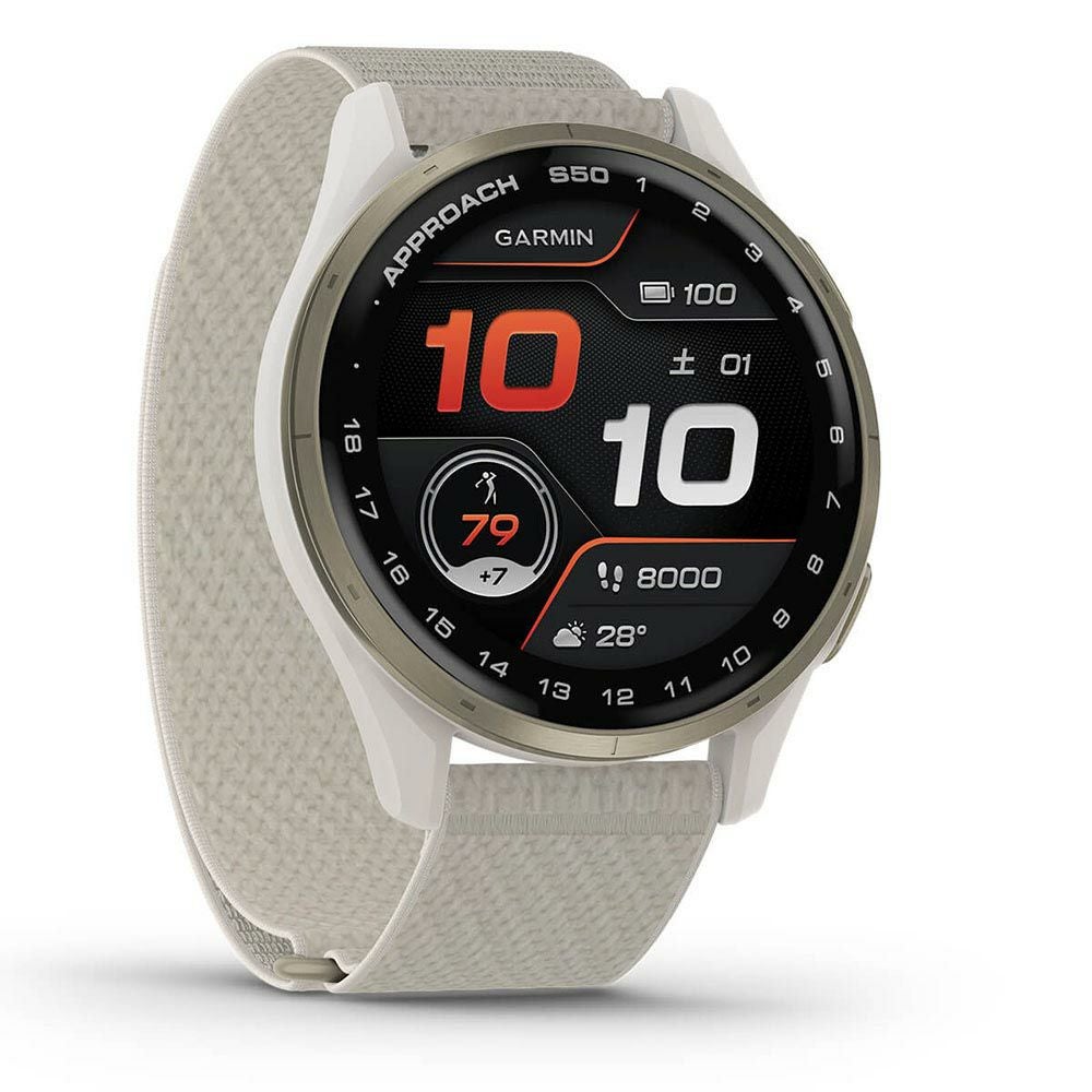 Garmin ガーミン Approach S50 010-03010 21 アイボリー 距離計 AMOLED