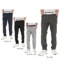 ハワード メンズ カルゼ生地 ストレッチ 裾調整機能付き ロングパンツ 1U1-64612 2025年モデル