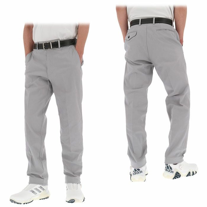 ハワード メンズ カルゼ生地 ストレッチ 裾調整機能付き ロングパンツ