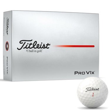 タイトリスト　プロV1x 2025年モデル　ゴルフボール　1ダース（12球入り）　ホワイト 詳細1