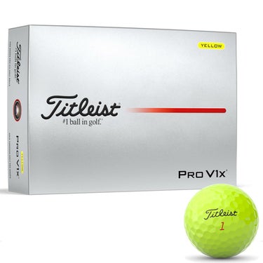 タイトリスト　プロV1x 2025年モデル　ゴルフボール　1ダース（12球入り）　イエロー 詳細1