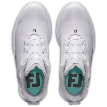 フットジョイ　フューエル ボア 2025年モデル レディース スパイクレス ゴルフシューズ 91292 ホワイト/グレー 詳細7