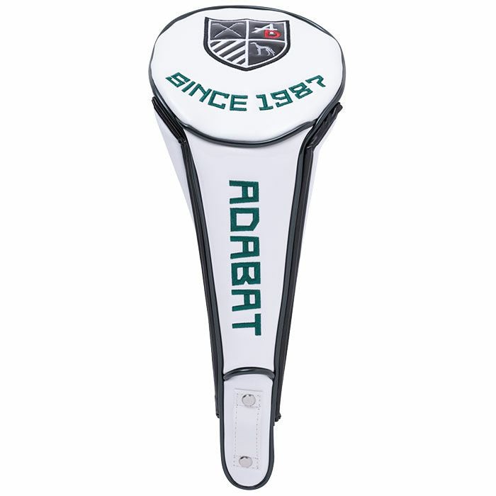 アダバット adabat　ドライバー用　メンズ ヘッドカバー ABH435 WG ホワイト/グリーン　2025年モデル 詳細1