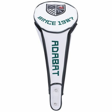 アダバット adabat　ドライバー用　メンズ ヘッドカバー ABH435 WG ホワイト/グリーン　2025年モデル 詳細1