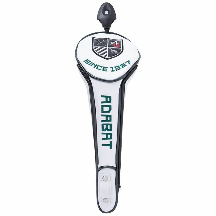 アダバット adabat　フェアウェイウッド用　メンズ ヘッドカバー ABF435 WG ホワイト/グリーン　2025年モデル 詳細1