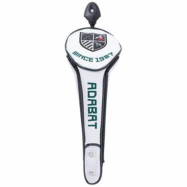 アダバット adabat　フェアウェイウッド用　メンズ ヘッドカバー ABF435 WG ホワイト/グリーン　2025年モデル 詳細1