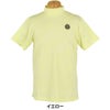 ジャックバニー Jack Bunny!!　メンズ ロゴジャガード 半袖 モックネックシャツ 262-5167113　2025年モデル イエロー