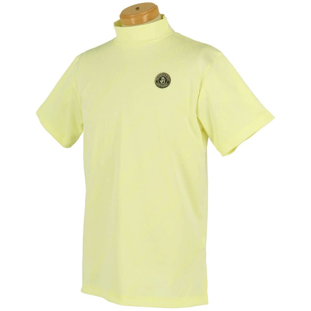 ジャックバニー Jack Bunny!!　メンズ ロゴジャガード 半袖 モックネックシャツ 262-5167113　2025年モデル 詳細5